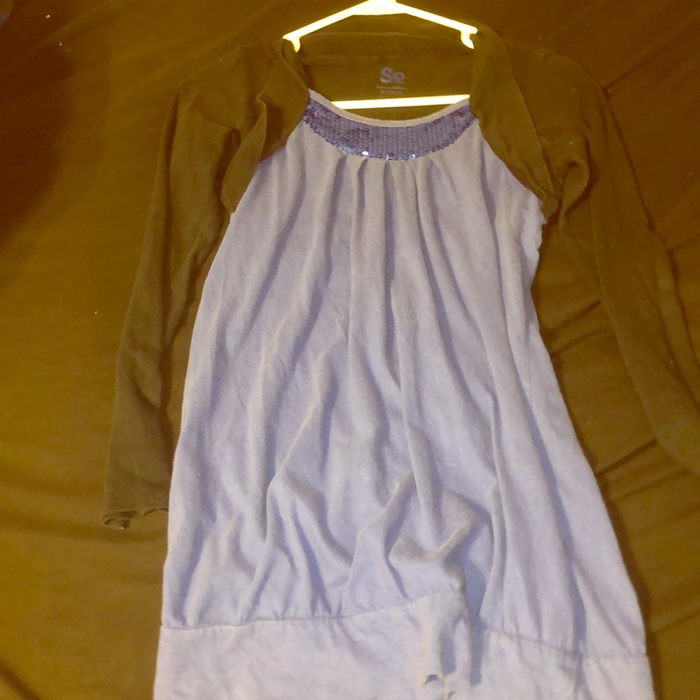 Long sleeve kids dress